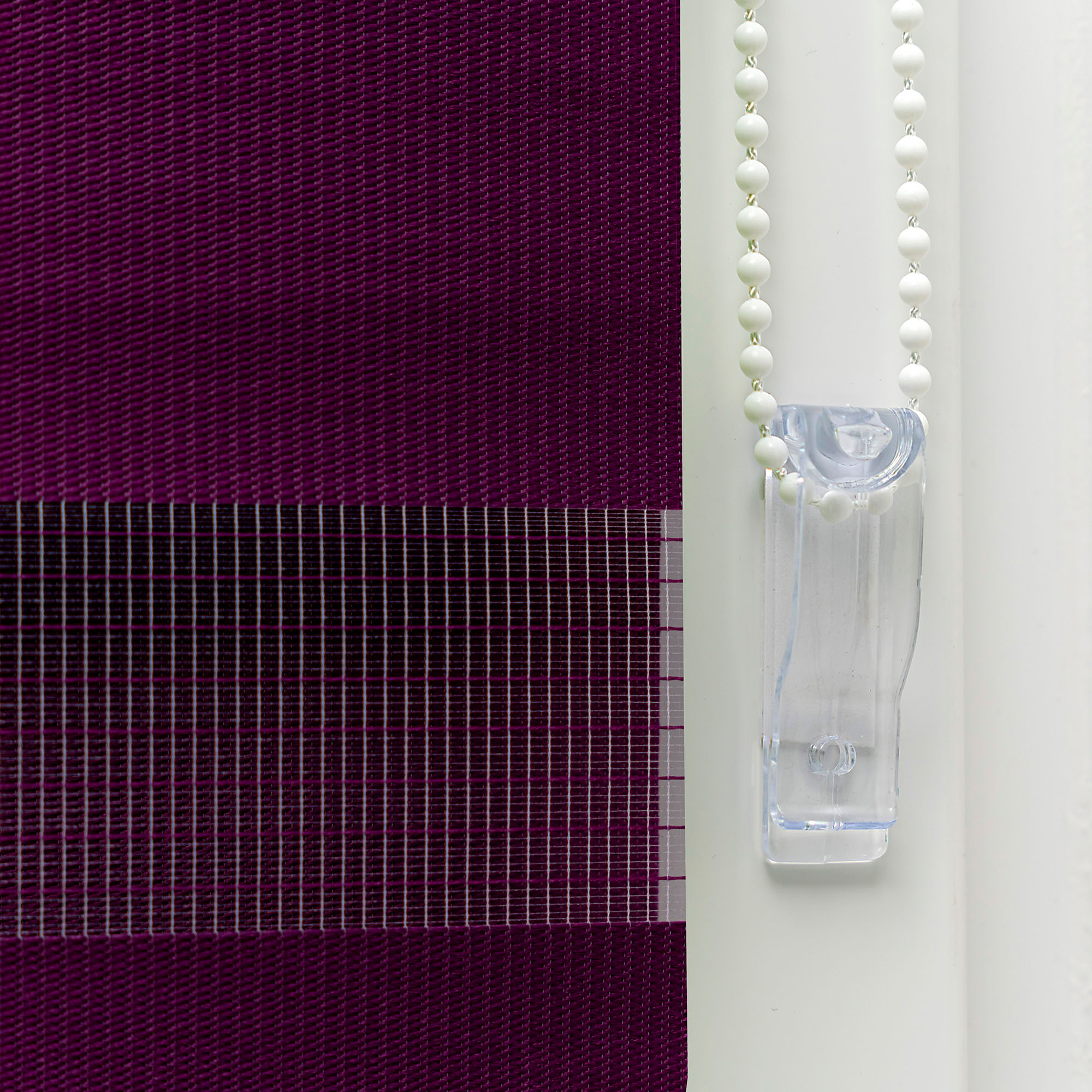 Klemmfix Doppelrollo / Duo Rollo | 45 x 150 cm, aubergine 