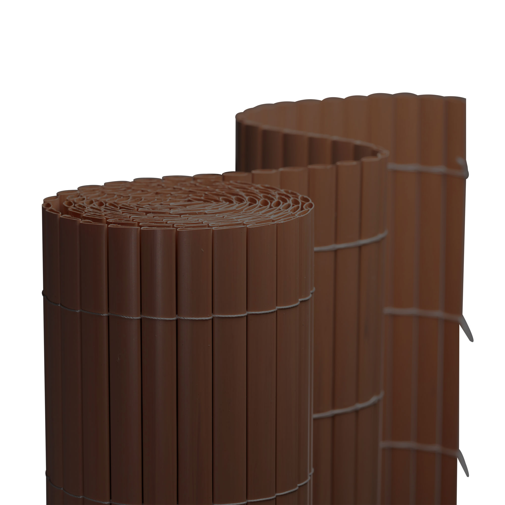 Canniccio in PVC per giardino | 80 x 300 cm, marrone