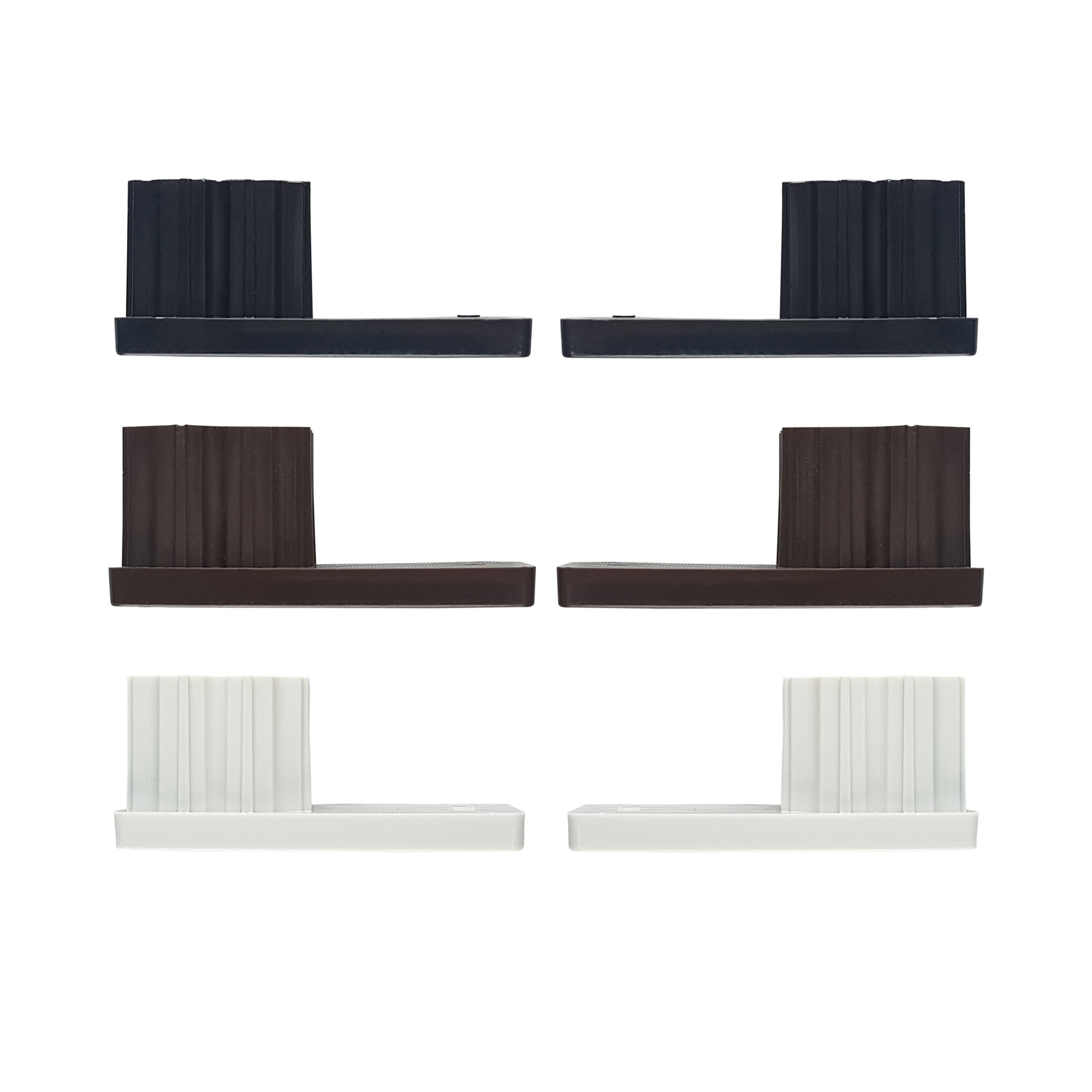 Tappo di chiusura per guide tapparella PP 53 (53 x 22 mm) (modello a scelta)