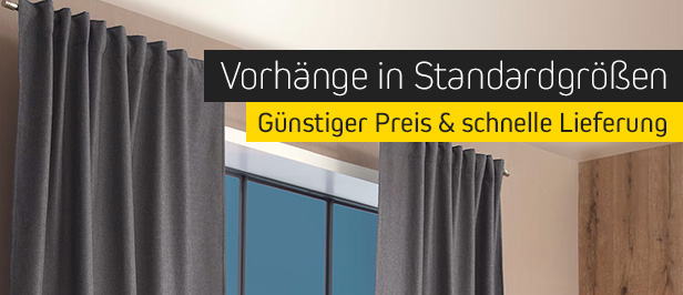 Vorhänge & Gardinen in Standardgrößen