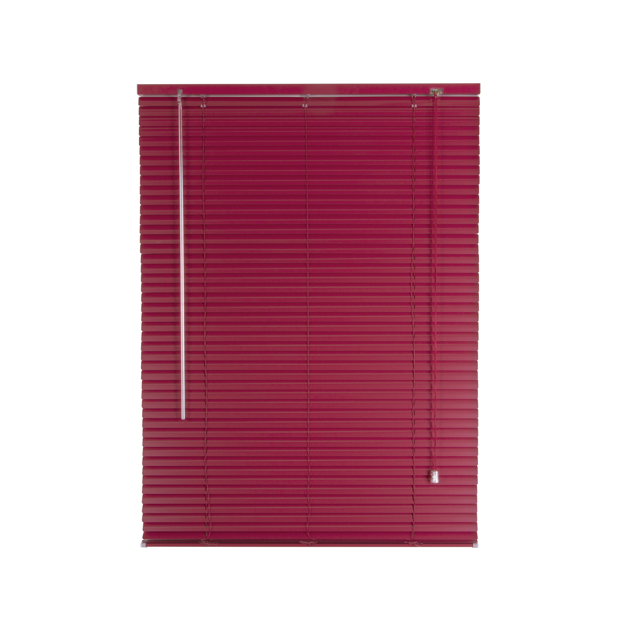 Aluminium Jalousie mit horizontalen Lamellen zur Lichtregulierung und Sichtschutz