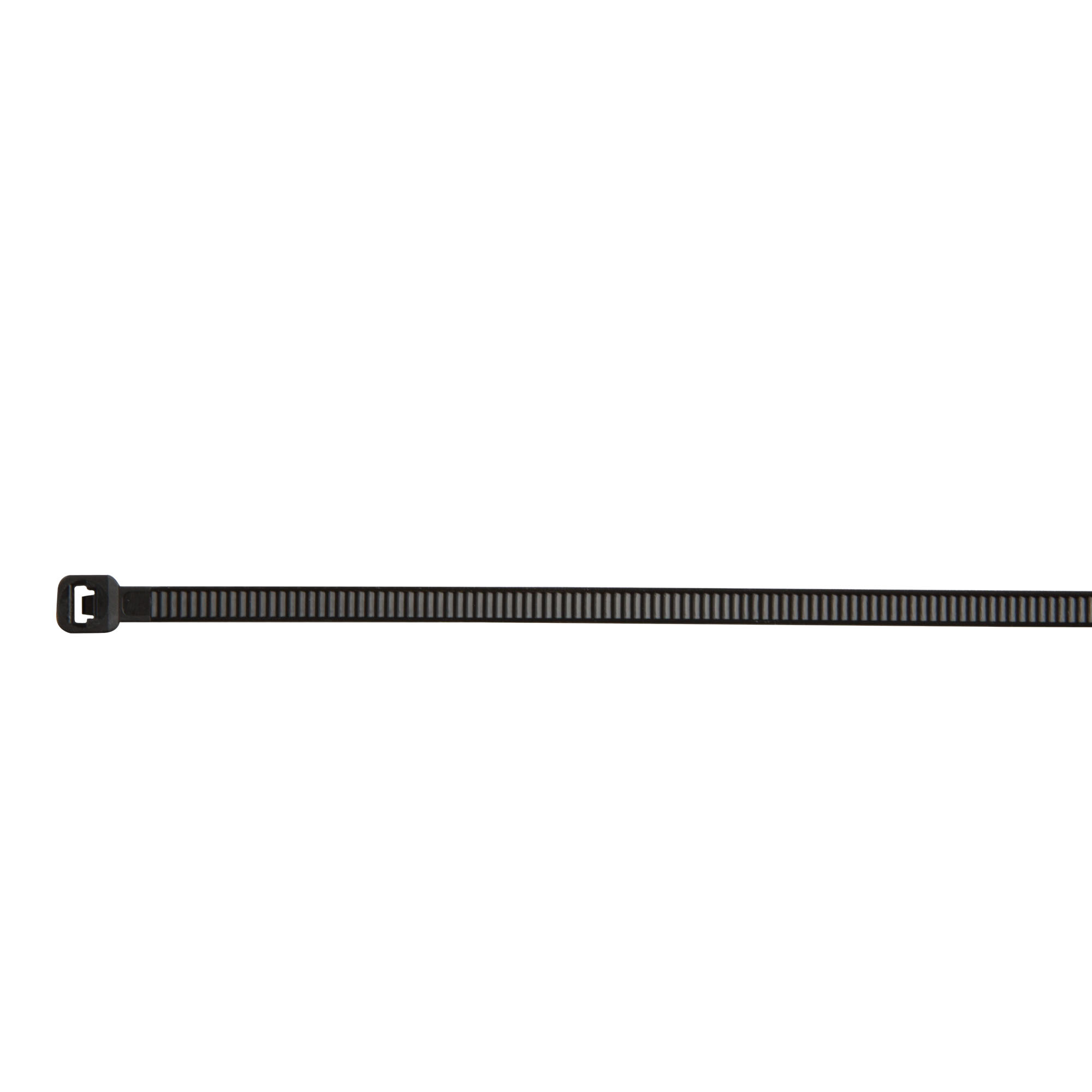Kabelbinder mit geriffeltem Band und Verschlussmechanismus zum Bündeln von Objekten
