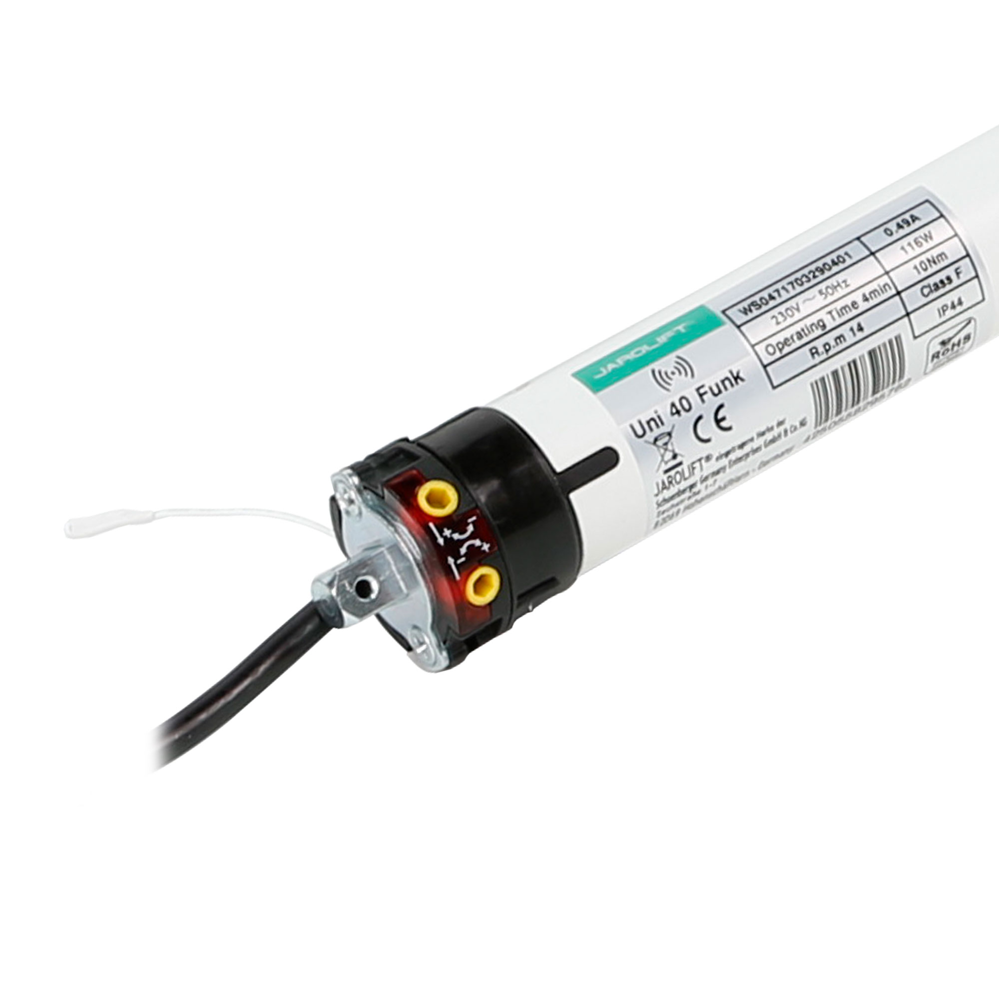 Funk-Rollladenmotor Universal | UNI40F (10 Nm / SW40)