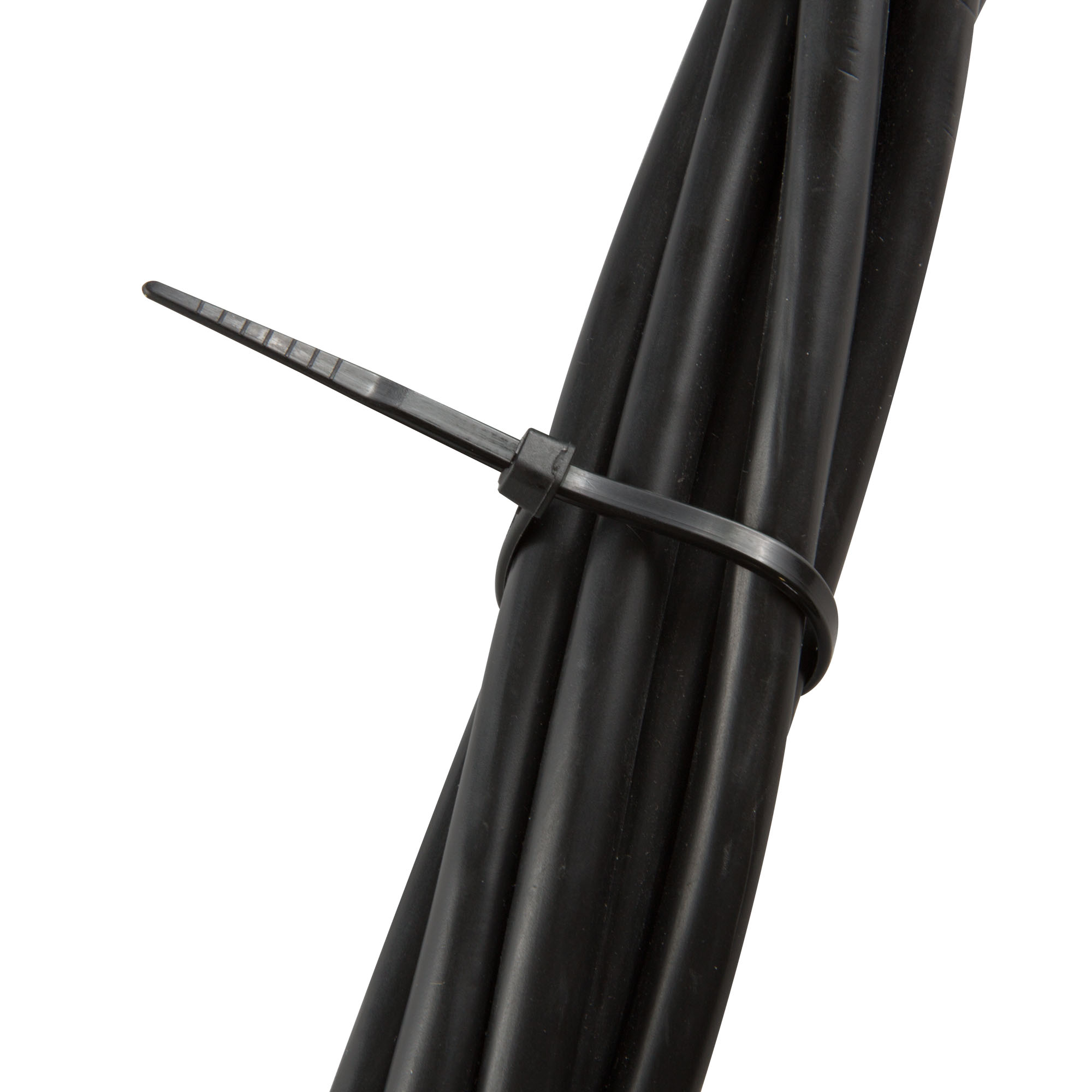 Kabelbinder sichert mehrere Kabel zusammen