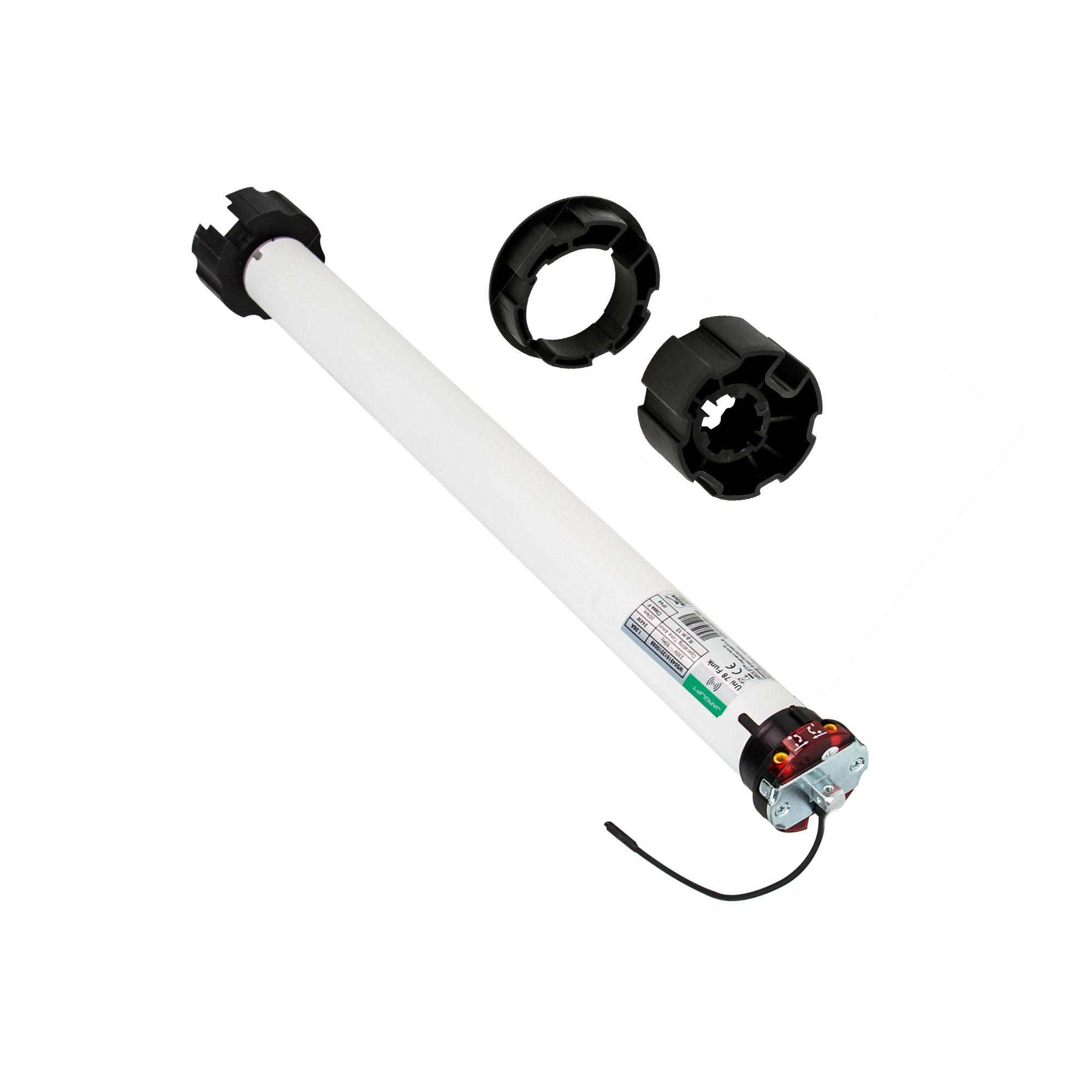 Motore radio per tenda da sole Universale | UNI78F (50 Nm / SW78) + adattatore per albero scanalato 70 mm