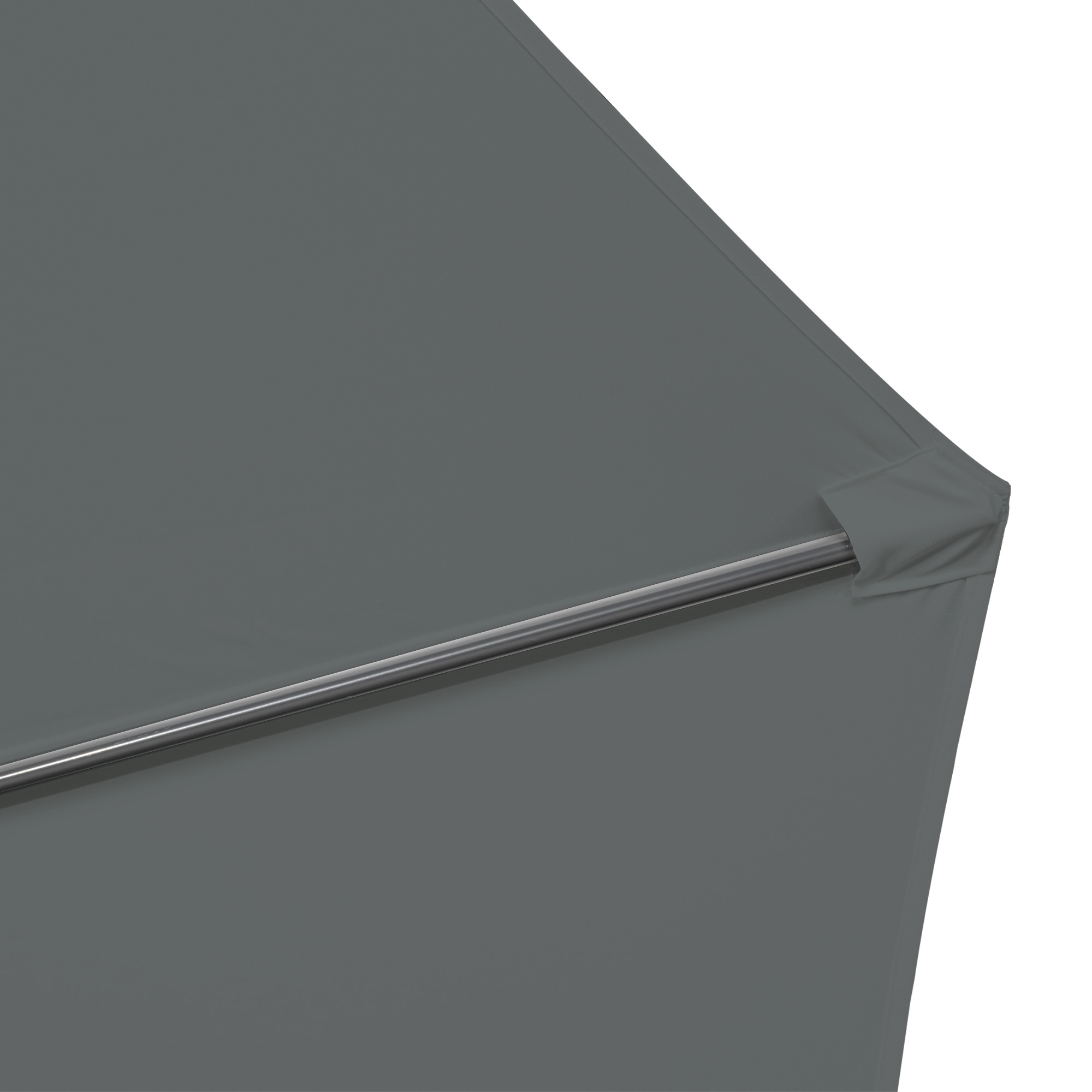 parabanana Ampelschirm | 3 m, rund, grau 
