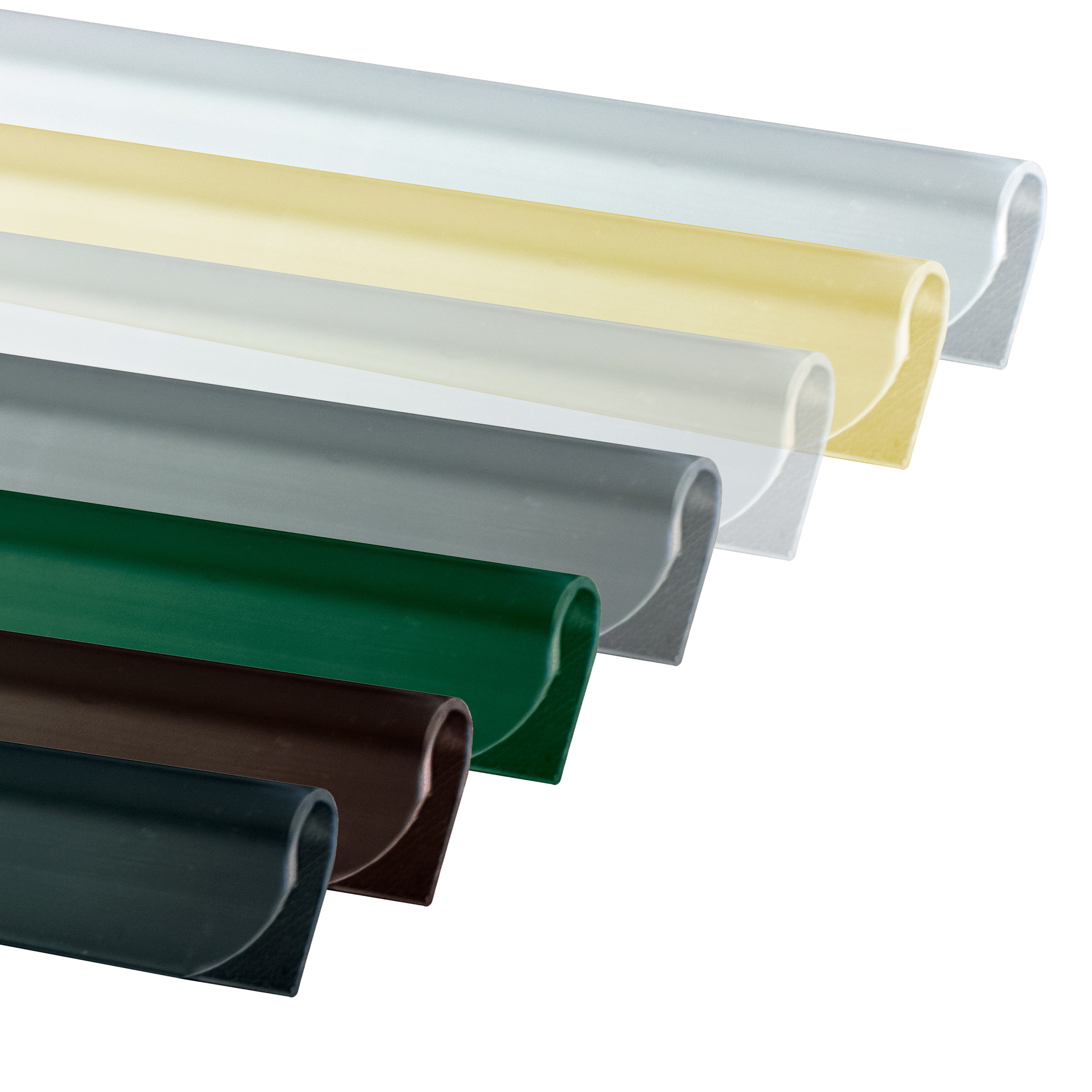 Clip di fissaggio per strisce frangivista in PVC (Modello a scelta)