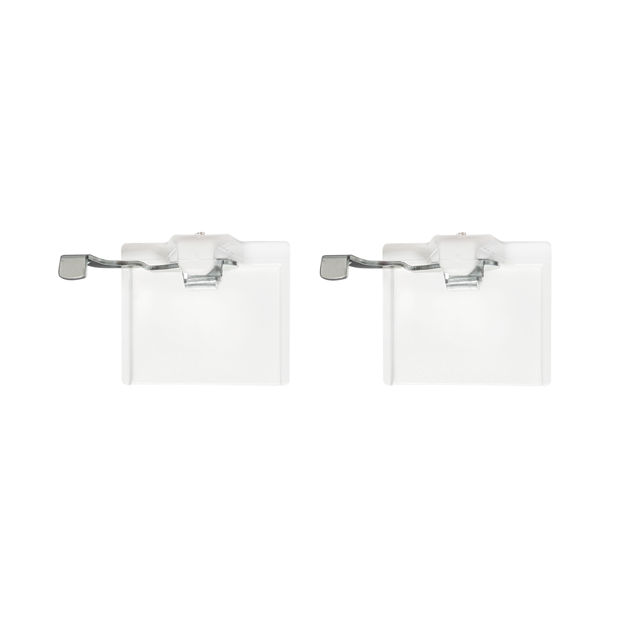 Supporto adesivo per veneziana da 25 mm | bianco, 2 pezzi