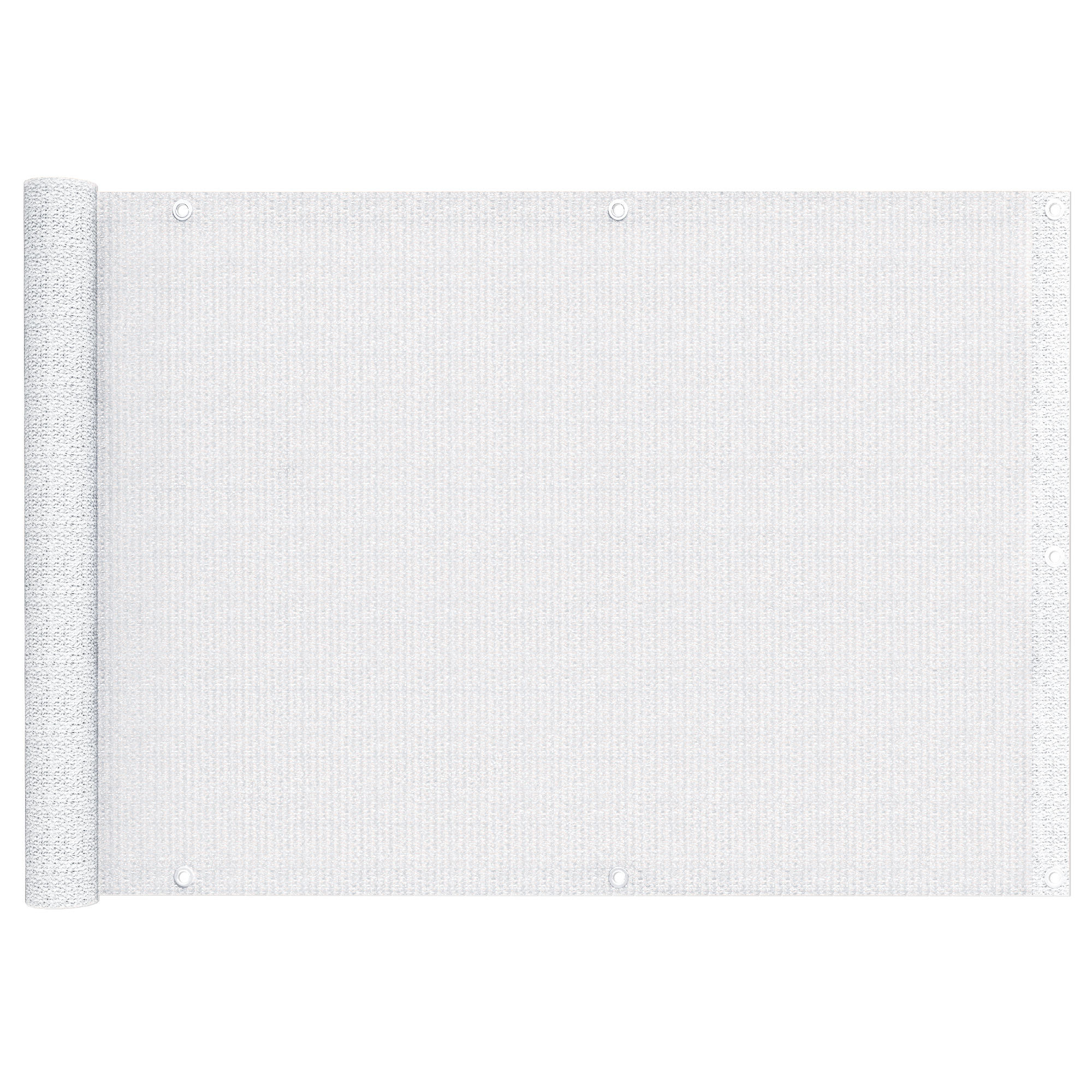 Rete frangivista per balcone - Polietilene / Traspirante | 300 x 75 cm, bianco crema