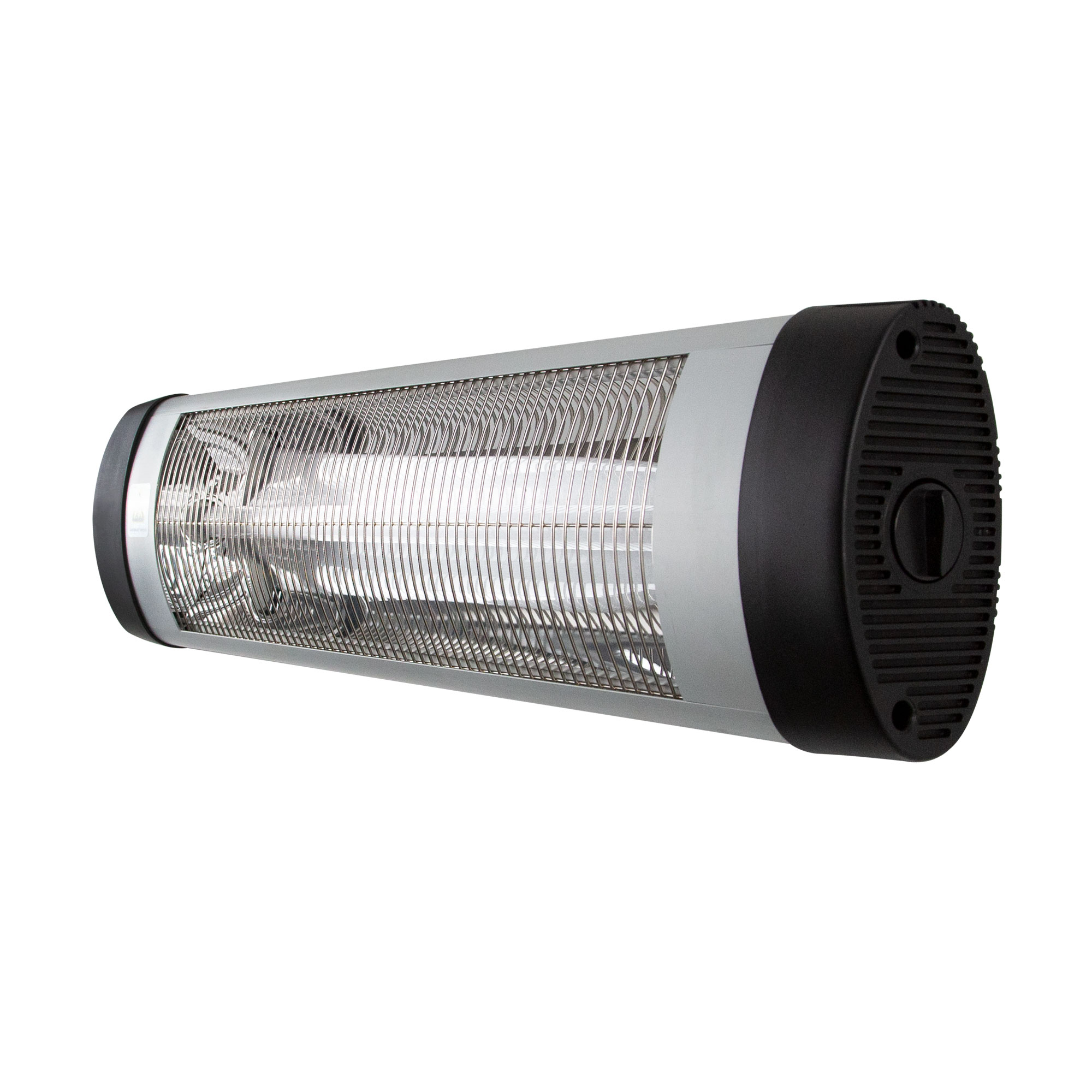 Quarz-Infrarotstrahler mit Schutzgitter und Gehäuse, 2000 Watt Leistung