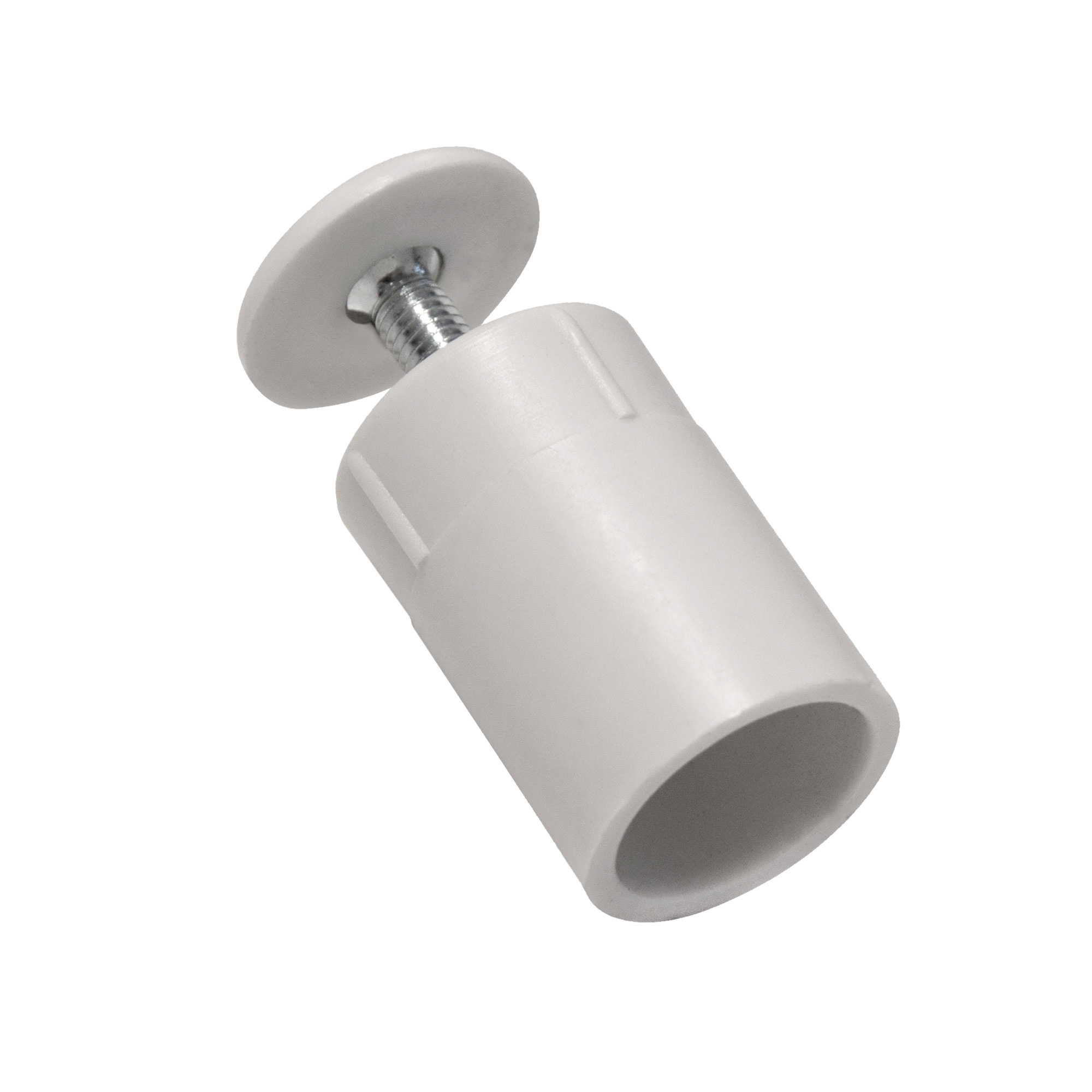 Anschlagstopper für Rollladenendleiste | 30 mm Länge, weiß