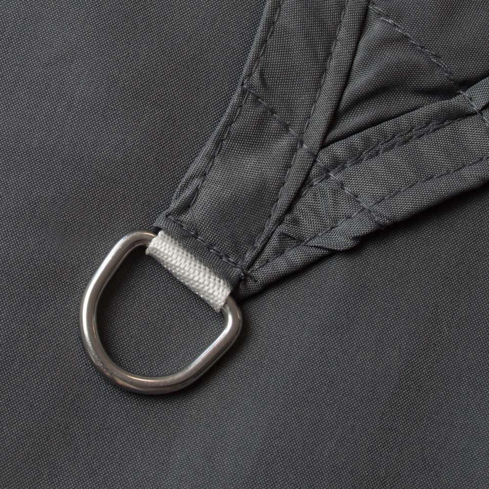 Sonnensegel - Polyester / wasserabweisend | 5,0 x 4,0 m, rechteckig, anthrazit