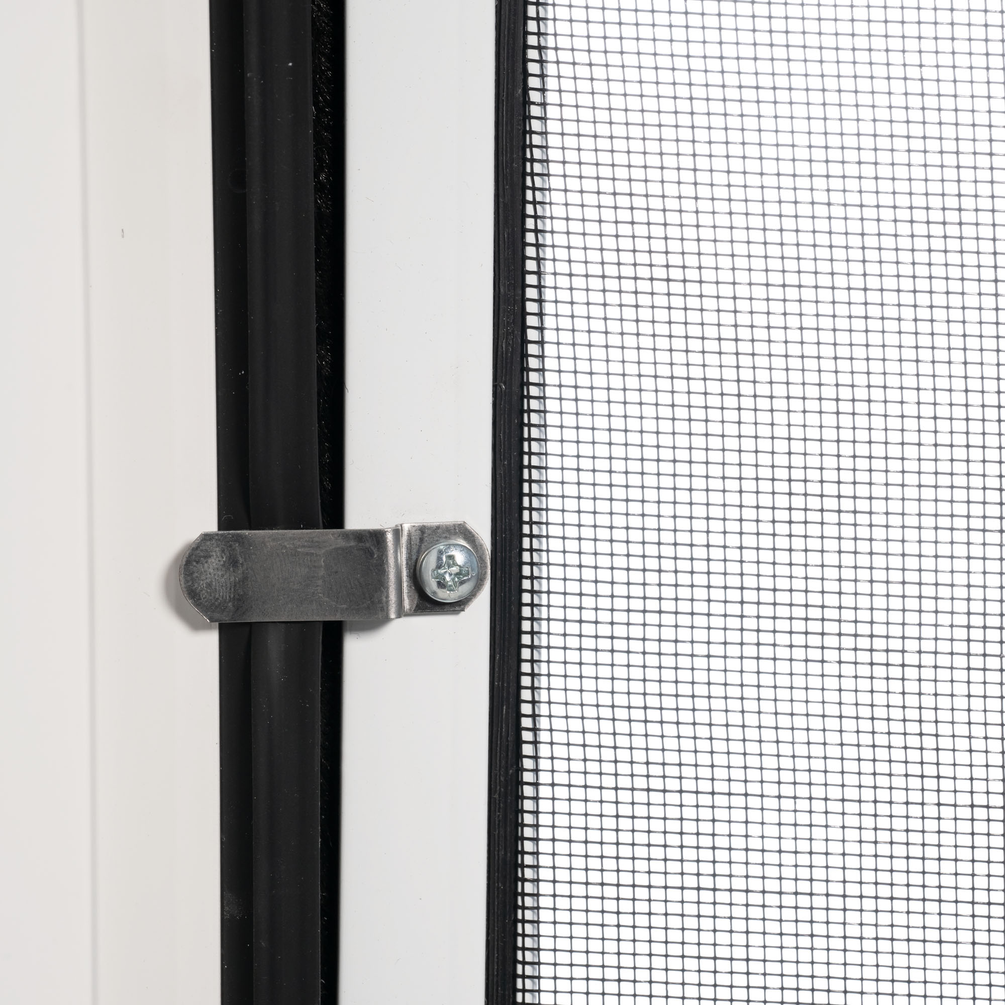 Insektenschutz-Spannrahmen BrushLine 2000 für Fenster | 60 x 150 cm, weiß 