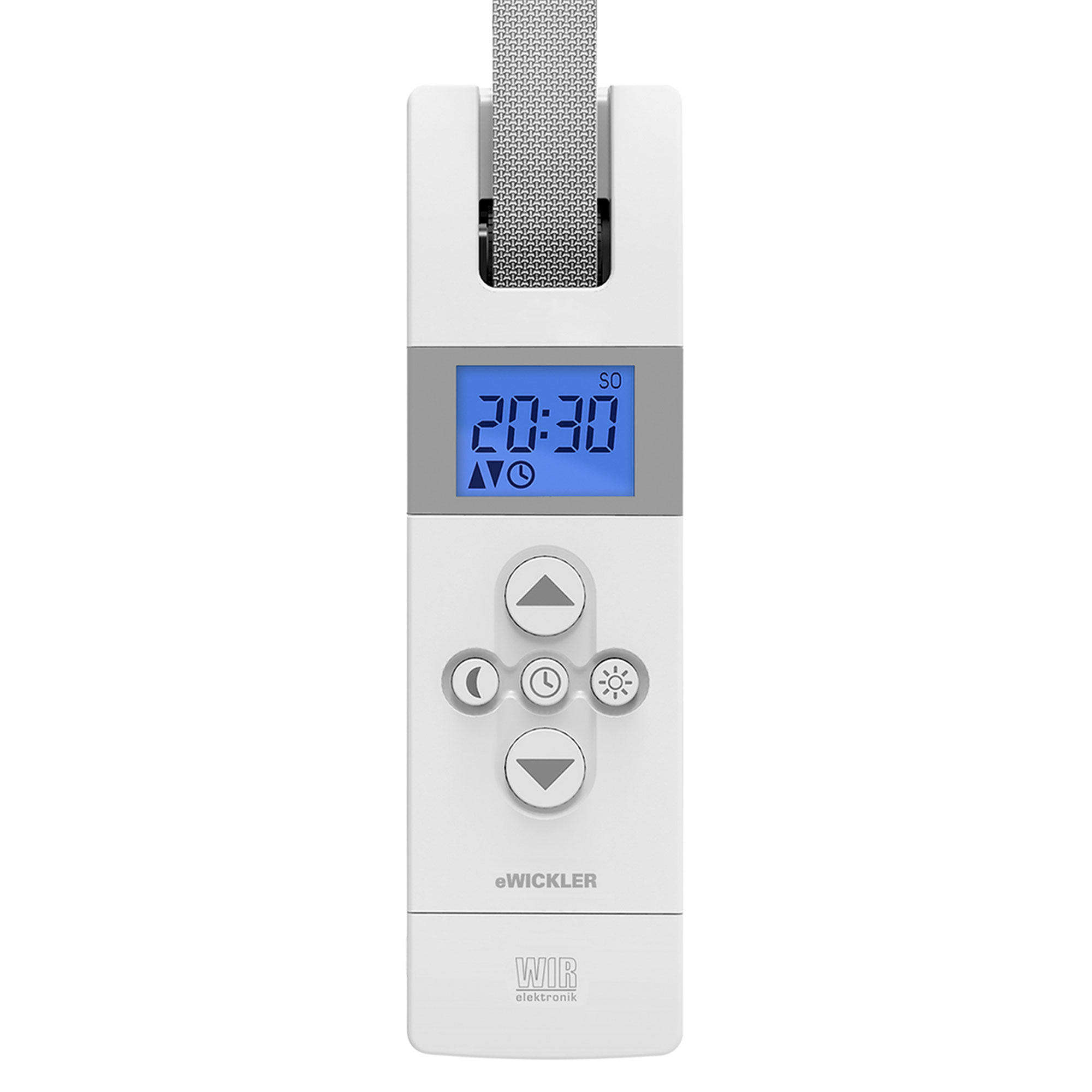 Elektronisches Steuergerät mit Display und Tasten zur Bedienung von Rollläden