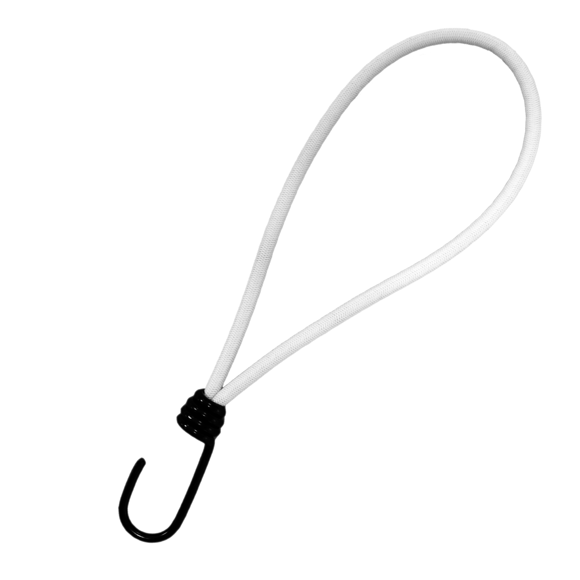 Fascetta elastica con gancio a spirale | 25 cm, bianco