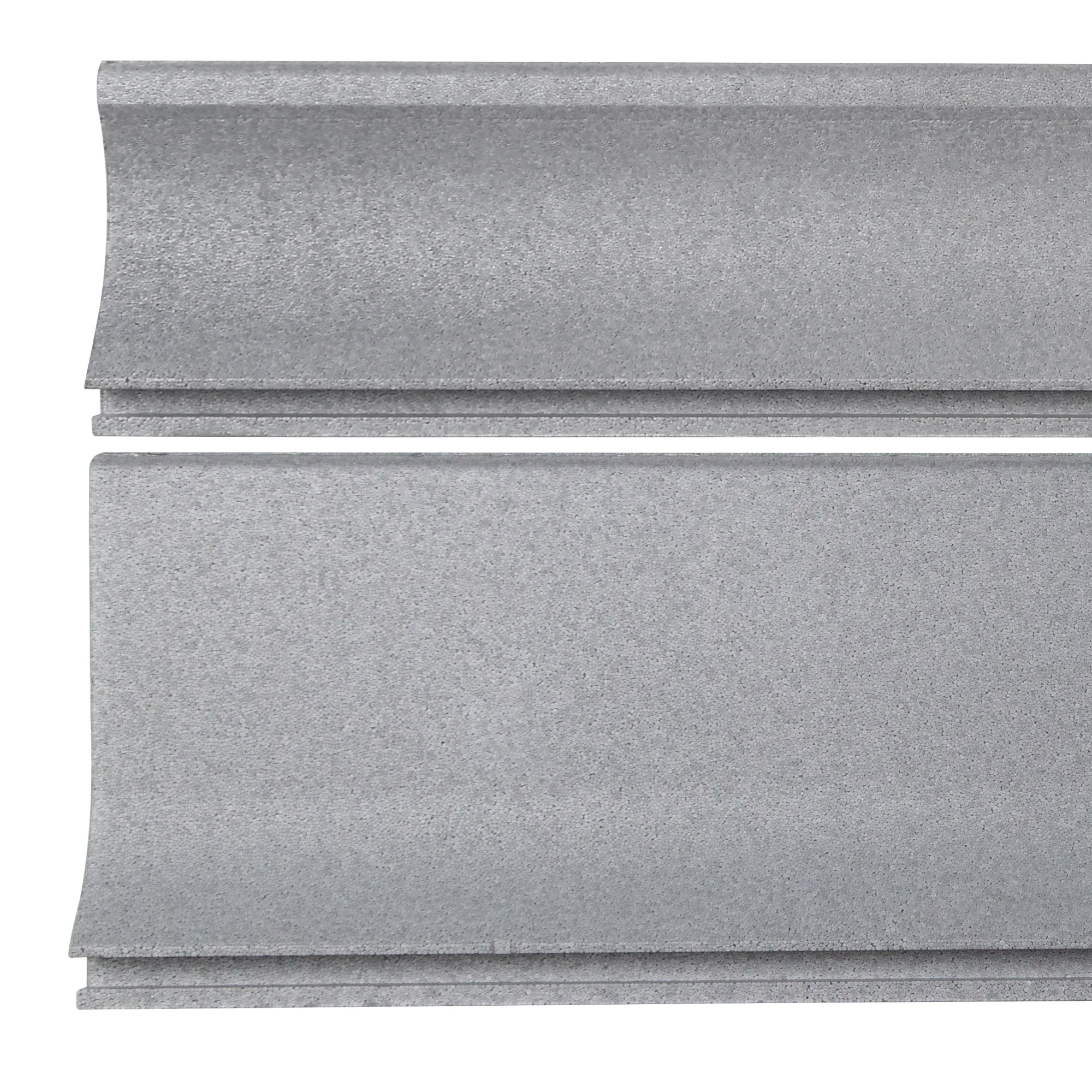 Verschlussdeckel für Kombi-Flex PE-System zur Dämmung, rechteckige Form mit glatter Oberfläche