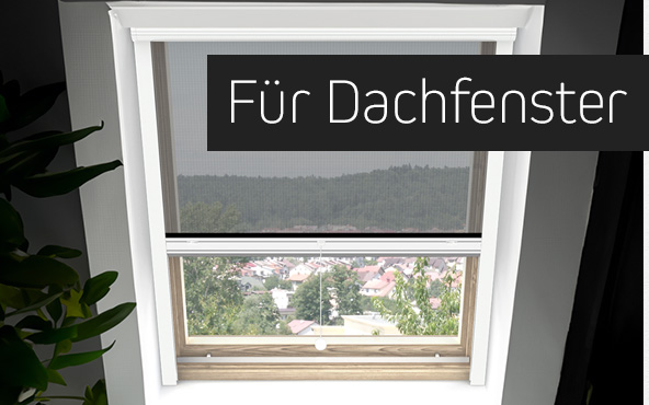 Insektenschutz für Dachfenster