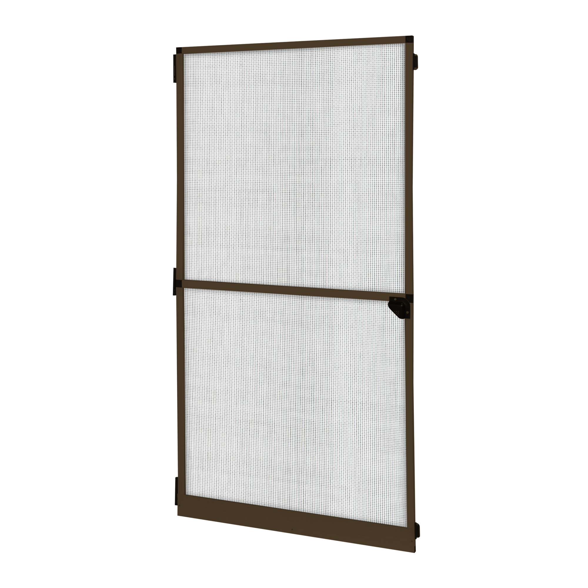 Zanzariera a battente per porte ProfiLine | 120 x 220 cm, marrone