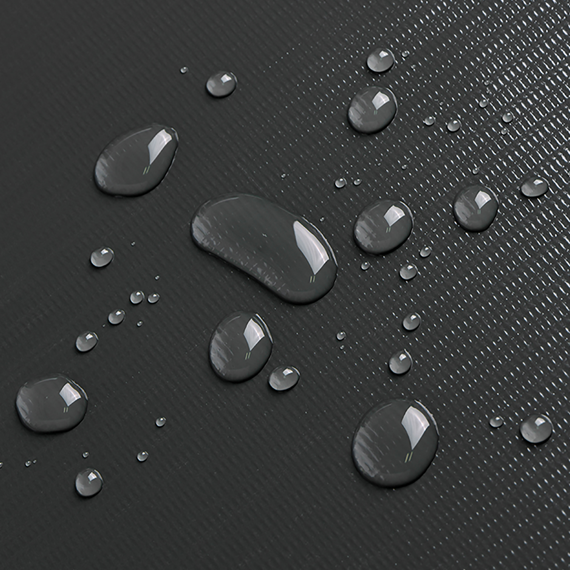 PVC Sichtschutzstreifen mit Wassertropfen auf der Oberfläche