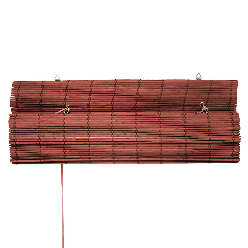Bambus-Raffrollo | 70 x 160 cm, kirsche