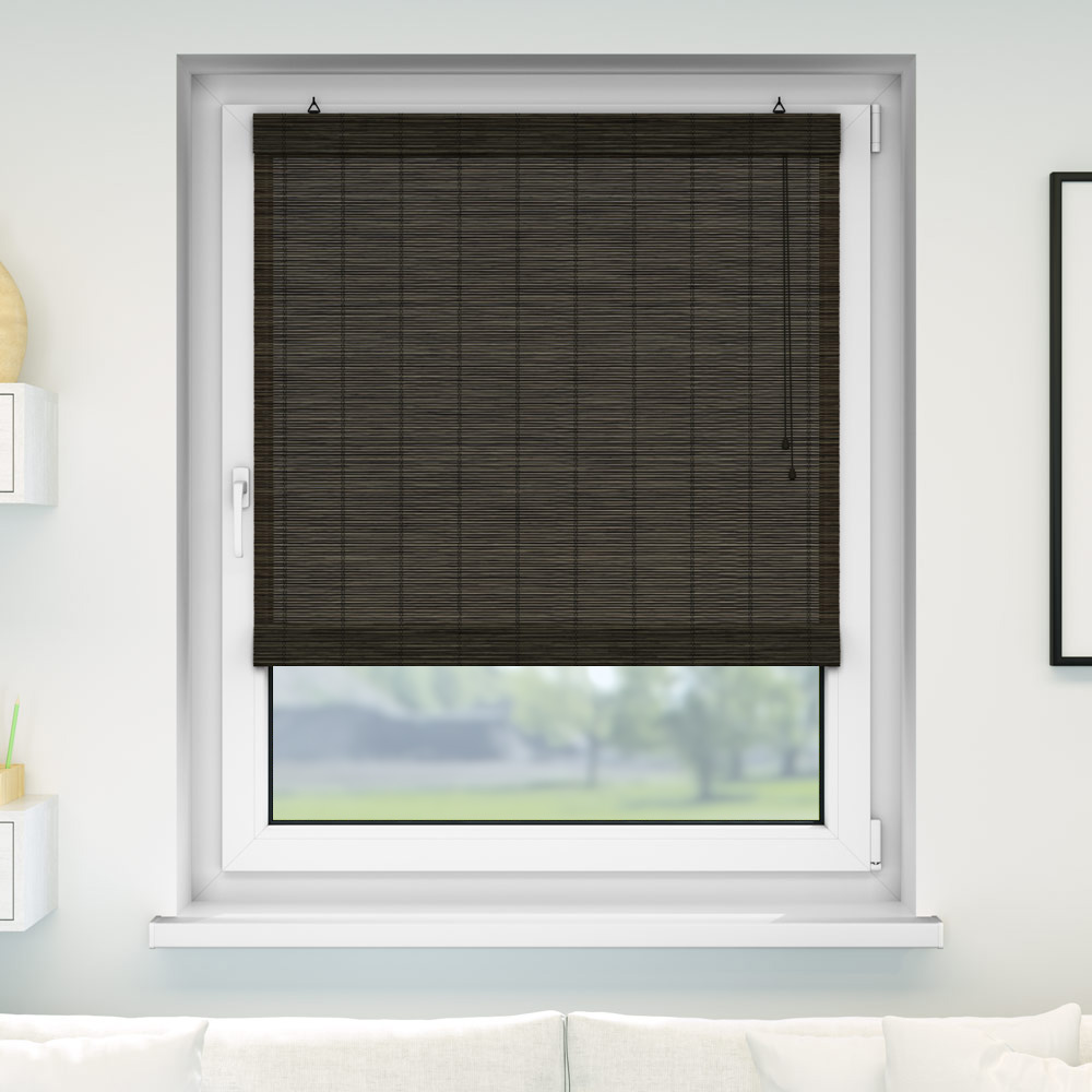 Tenda a pacchetto in bambù | 40 x 130 cm, marrone scuro