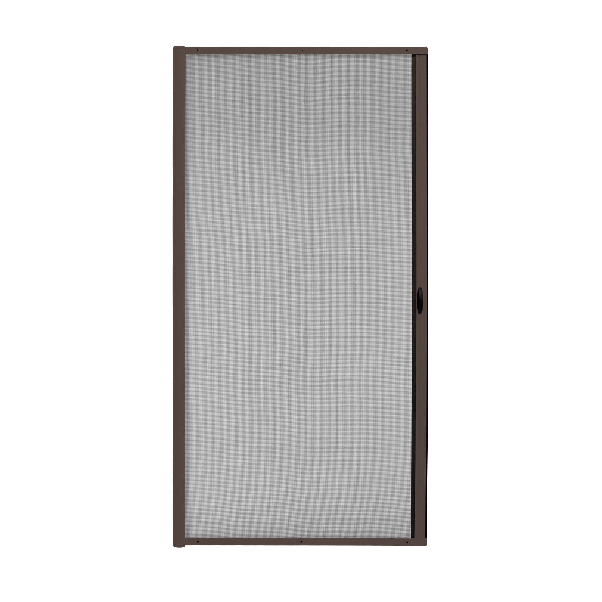 Zanzariera 3 in 1 per porta / Tenda a rullo per porta | Telaio in alluminio, 140 x 240 cm, marrone