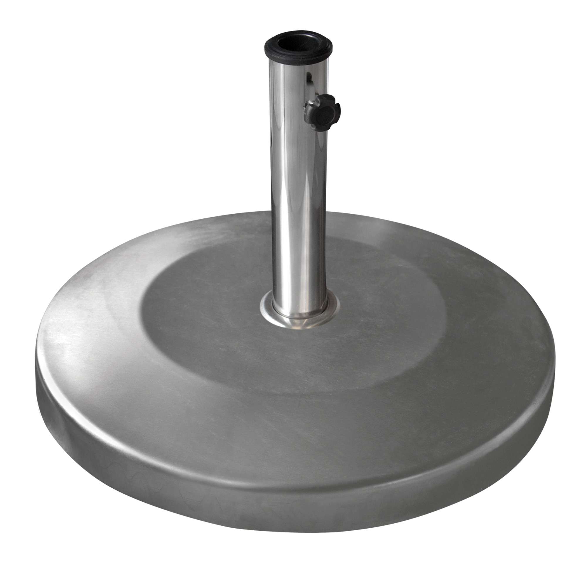Base per ombrellone in acciaio inox | rotondo